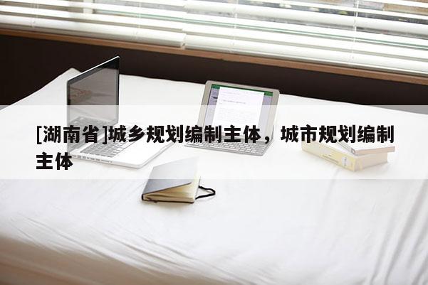 [湖南省]城鄉規劃編制主體，城市規劃編制主體