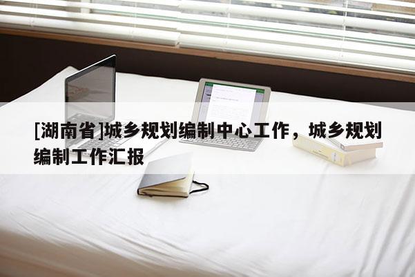 [湖南省]城鄉(xiāng)規(guī)劃編制中心工作，城鄉(xiāng)規(guī)劃編制工作匯報