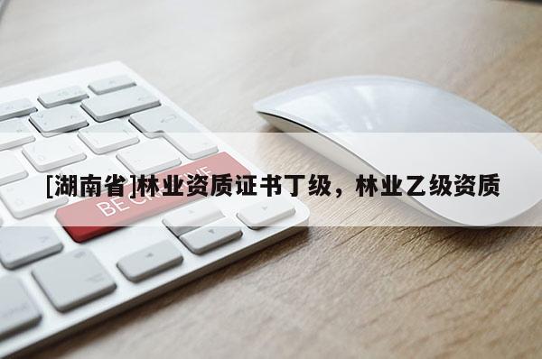 [湖南省]林業(yè)資質(zhì)證書丁級(jí)，林業(yè)乙級(jí)資質(zhì)