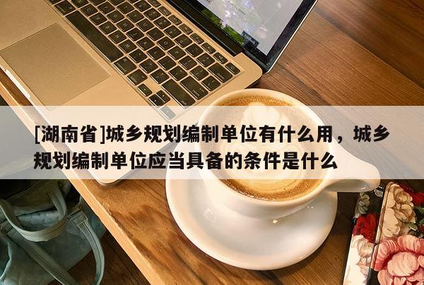 [湖南省]城鄉規劃編制單位有什么用，城鄉規劃編制單位應當具備的條件是什么