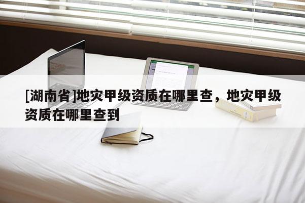 [湖南省]地災(zāi)甲級(jí)資質(zhì)在哪里查，地災(zāi)甲級(jí)資質(zhì)在哪里查到