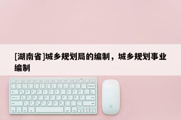[湖南省]城鄉規劃局的編制，城鄉規劃事業編制