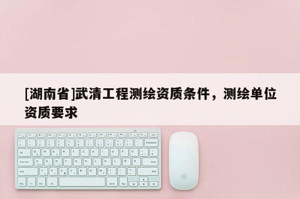 [湖南省]武清工程測繪資質條件，測繪單位資質要求