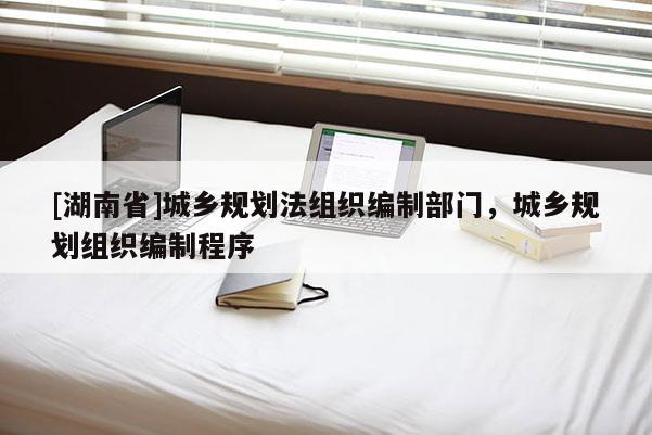 [湖南省]城鄉規劃法組織編制部門，城鄉規劃組織編制程序