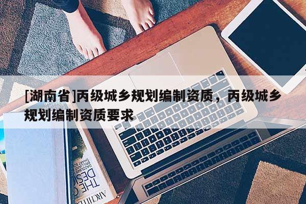 [湖南省]丙級城鄉規劃編制資質，丙級城鄉規劃編制資質要求