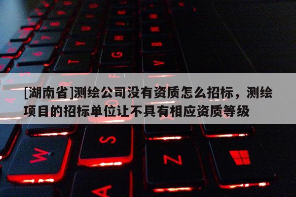 [湖南省]測繪公司沒有資質(zhì)怎么招標，測繪項目的招標單位讓不具有相應(yīng)資質(zhì)等級
