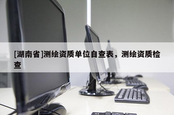 [湖南省]測繪資質單位自查表，測繪資質檢查
