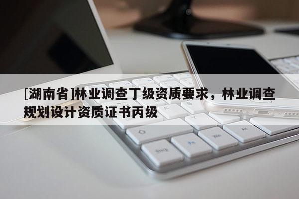 [湖南省]林業調查丁級資質要求，林業調查規劃設計資質證書丙級