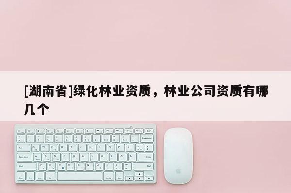 [湖南省]綠化林業(yè)資質(zhì)，林業(yè)公司資質(zhì)有哪幾個(gè)