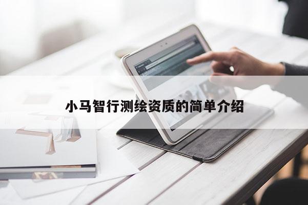 小馬智行測繪資質的簡單介紹