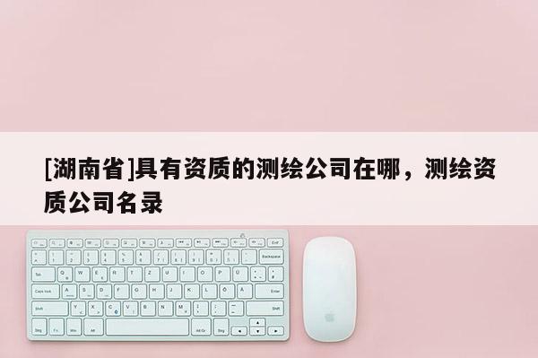 [湖南省]具有資質的測繪公司在哪，測繪資質公司名錄