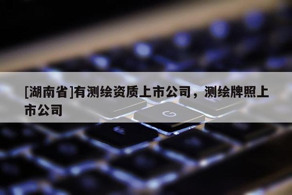 [湖南省]有測繪資質上市公司，測繪牌照上市公司
