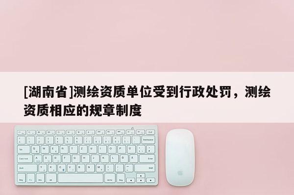 [湖南省]測繪資質單位受到行政處罰，測繪資質相應的規章制度