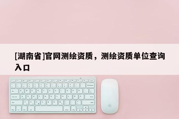 [湖南省]官網測繪資質，測繪資質單位查詢入口