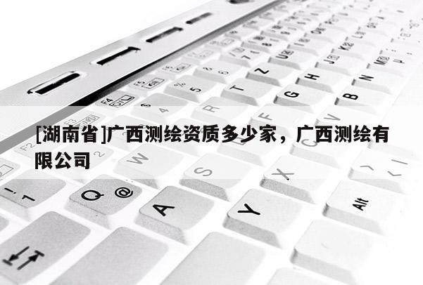 [湖南省]廣西測繪資質多少家，廣西測繪有限公司