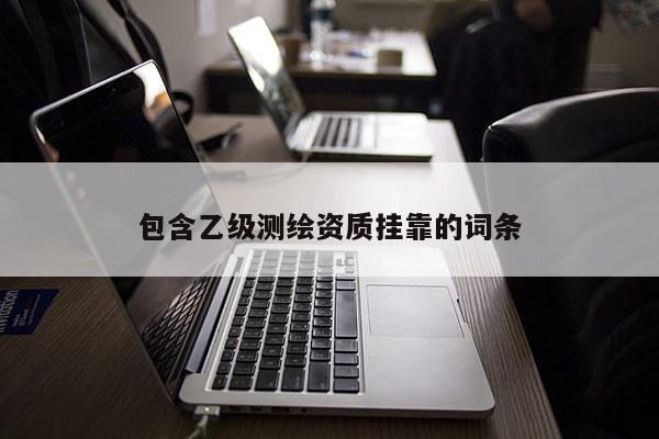 包含乙級測繪資質掛靠的詞條