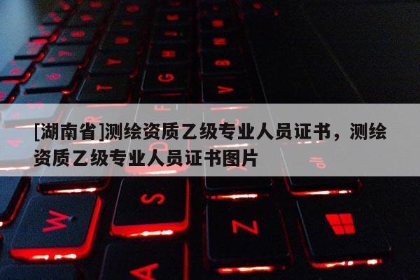 [湖南省]測繪資質(zhì)乙級專業(yè)人員證書，測繪資質(zhì)乙級專業(yè)人員證書圖片