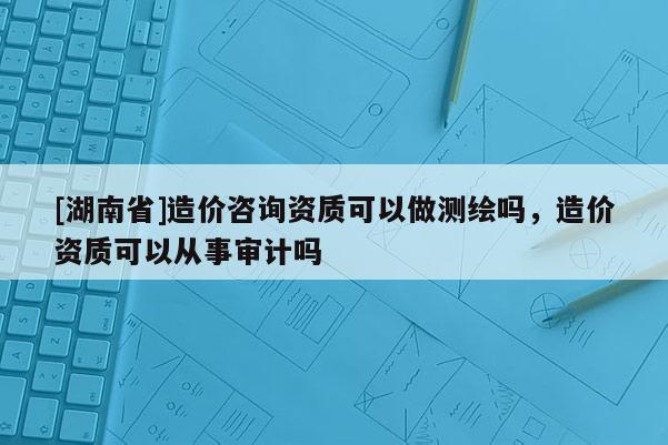 [湖南省]造價咨詢資質可以做測繪嗎，造價資質可以從事審計嗎