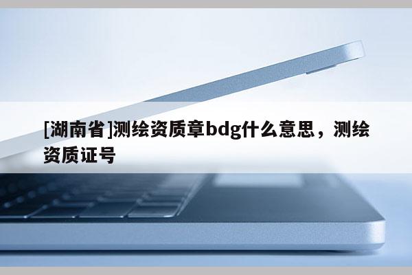 [湖南省]測繪資質(zhì)章bdg什么意思，測繪資質(zhì)證號