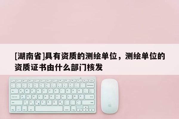 [湖南省]具有資質的測繪單位，測繪單位的資質證書由什么部門核發