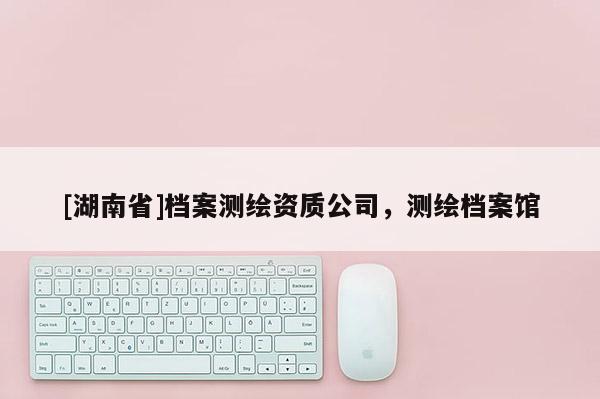 [湖南省]檔案測繪資質公司，測繪檔案館