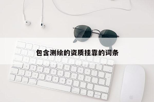 包含測繪的資質掛靠的詞條